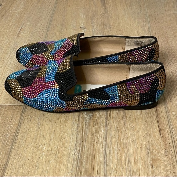 Steve Madden Concord Multi Rhinestone flats Size 7.5 - Picture 5 of 10